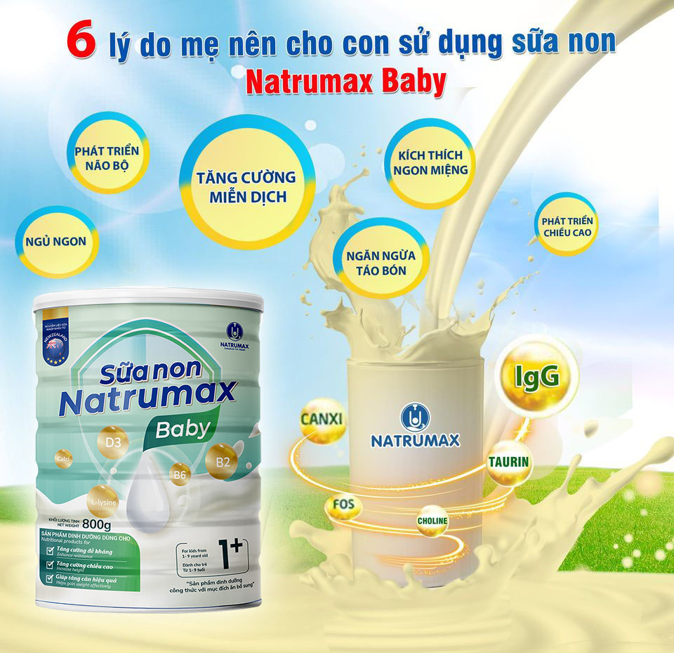 Sữa non Natrumax Baby giá bao nhiêu?