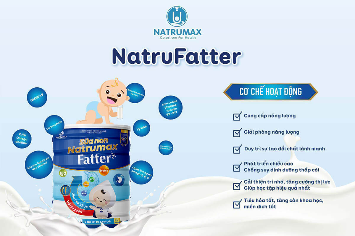 Sữa non Natrumax Fatter có tốt không?