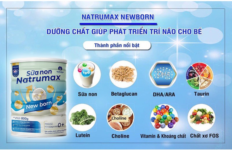 Công dụng của Sữa non Natrumax Bone