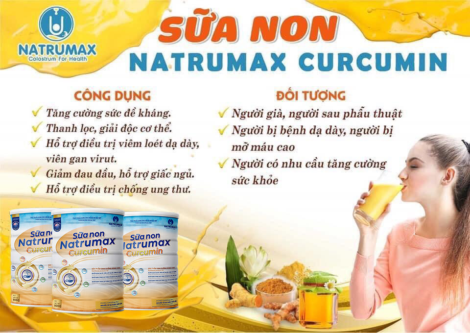 Sữa non Natrumax Curcumin có tốt không?